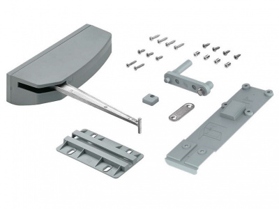 Механізм Push to move для лівих дверей WingLine L, потужний до 25 кг, стулка до 600 мм, сірий (9238052) Hettich