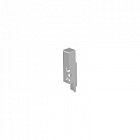 ArciTech крепл. задней стенки h=126 серебро, левое (9121835)