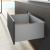 Комплект ящика AvanTech YOU, высота 251 мм, NL 350 мм, Actro YOU Silent System, серебро (15158) Hettich