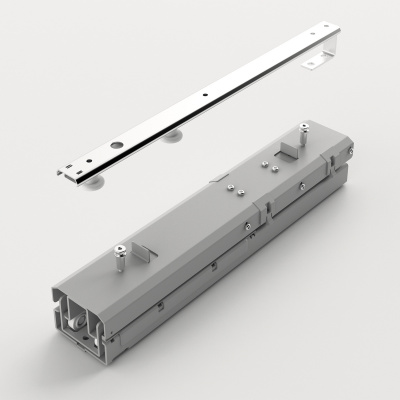 Механізм висування Olona з системою Silent System та плавним відкриванням, срібний (9380990) Hettich