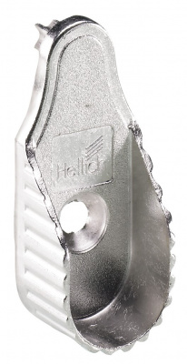 Штанготримач до овальної труби SL 323, нікель (70666)