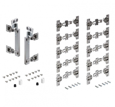 Набір фурнітури WingLine 230 для 2 складних дверей, лівий та правий (79015) Hettich