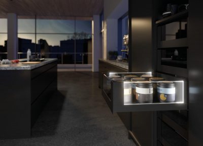 AvanTech YOU Illumination Внутренний ящик, NL500 мм H187 Inlay, без стекла, Quadro YOU, антрацит (21360)