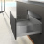 Комплект ящика AvanTech YOU, Inlay под стекло, высота 187 мм, NL 350 мм, Actro YOU Silent System, серебро (15164) Hettich