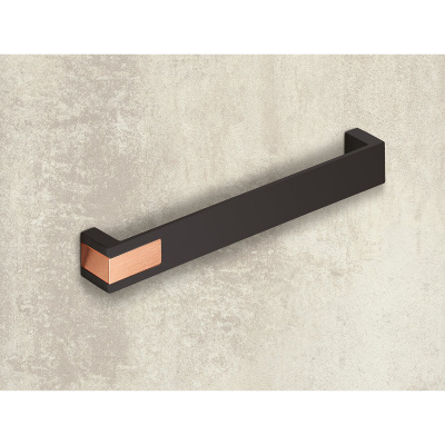 Ручка Intra 192 мм, L204 мм, чорний матовий/мідь (9264088)