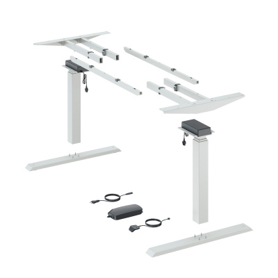 Комплект стола Steelforce Pro 470 SLS, с электрорегулировкой высоты, белый (9309756) Hettich