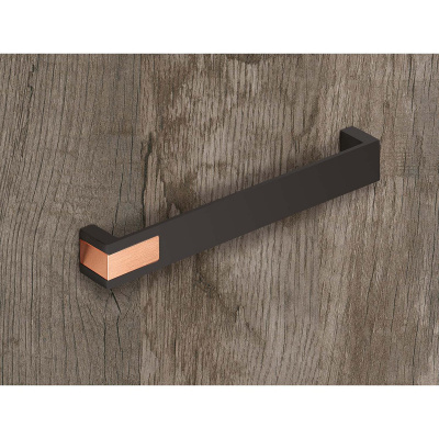 Ручка Intra 192 мм, L204 мм, чорний матовий/мідь (9264088)