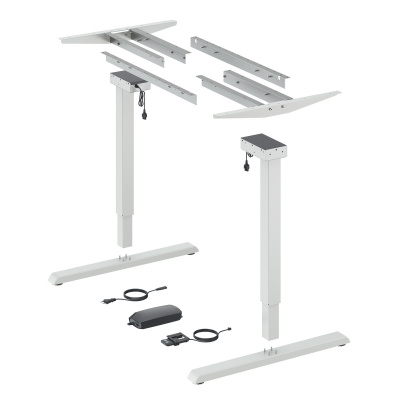 Комплект стола Steelforce Pro 300, з електрорегулюванням висоти, білий (9309792) Hettich