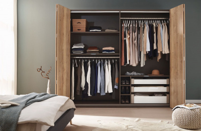 Комплект фурнітури WingLine L для правих дверей, 25 кг, з функцією самозачинення, з нижнім елементом, чорний (9278490)