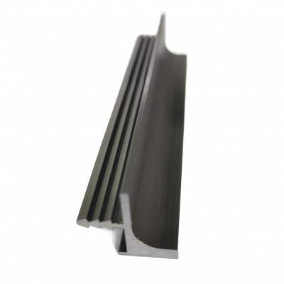 Врезной профиль-ручка PR-6, 18 мм, L=5 м, шампань фактура, Elite