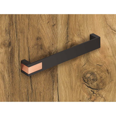 Ручка Intra 192 мм, L204 мм, чорний матовий/мідь (9264088)