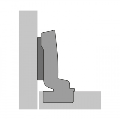 Завіса Sensys 8645i чорний обсидіан, з дотягувачем, відкр. 110°, внутрішня (9091740)