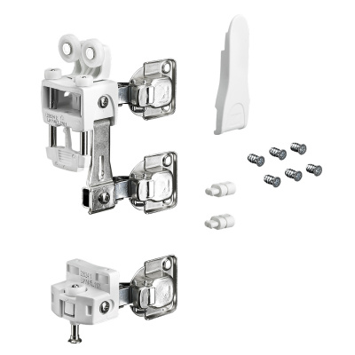Комплект фурнітури WingLine L для правих дверей, 25 кг, без функції самозачинення, з нижнім елементом, білий (9278603)