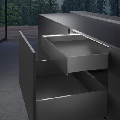 AvanTech YOU Illumination Внутренний ящик, NL500 мм H101, без панели, Quadro, антрацит (21357)