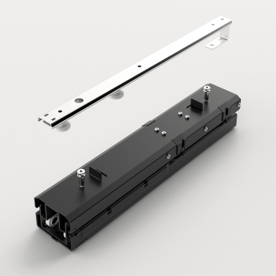 Механізм висування Olona з системою Silent System та плавним відкриванням, антрацит (9380991) Hettich