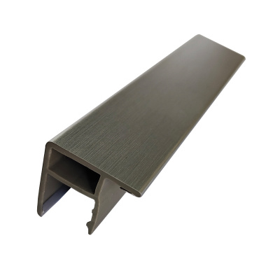 Угол наружный для цоколя ПВХ Scilm, 90°, H=150 мм, алюминий браш