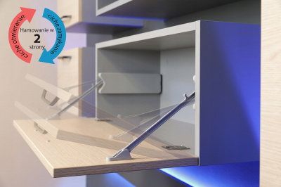 Механизм Airtic Standard, с доводчиками на закрывание и открывание, серый