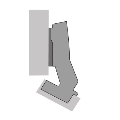 Завіса Sensys 8639i чорний обсидіан, з дотягувачем W30° (9091745)