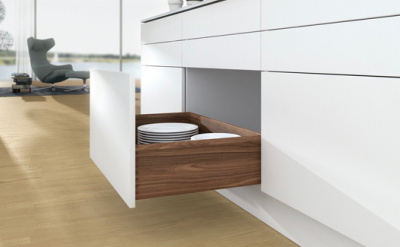 Комплект напрямних Quadro 4D V6 з демпфером Silent System, L-450 мм, повного висування (9181296)